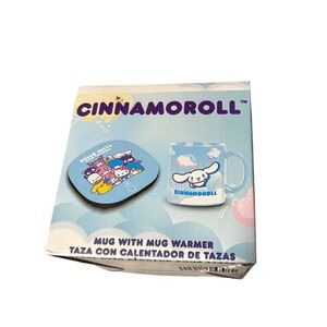 NWT Cinnamoroll Mug with Mug Warmer